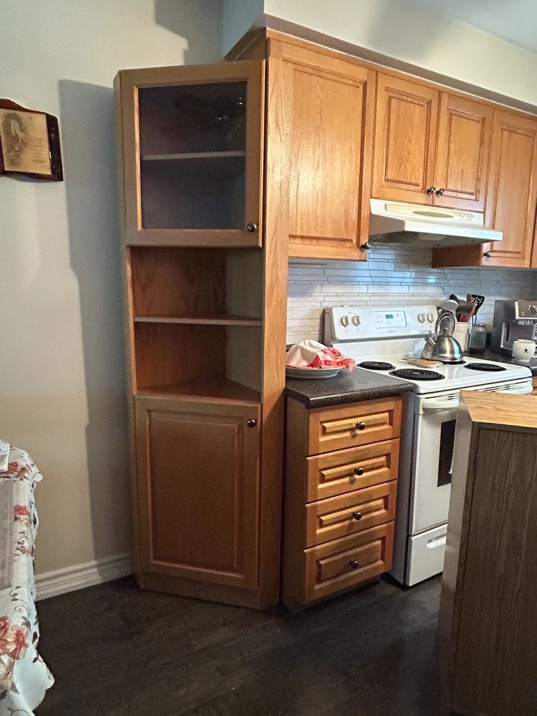 Corner Cabinet Natural Matte Finish - photo 2
