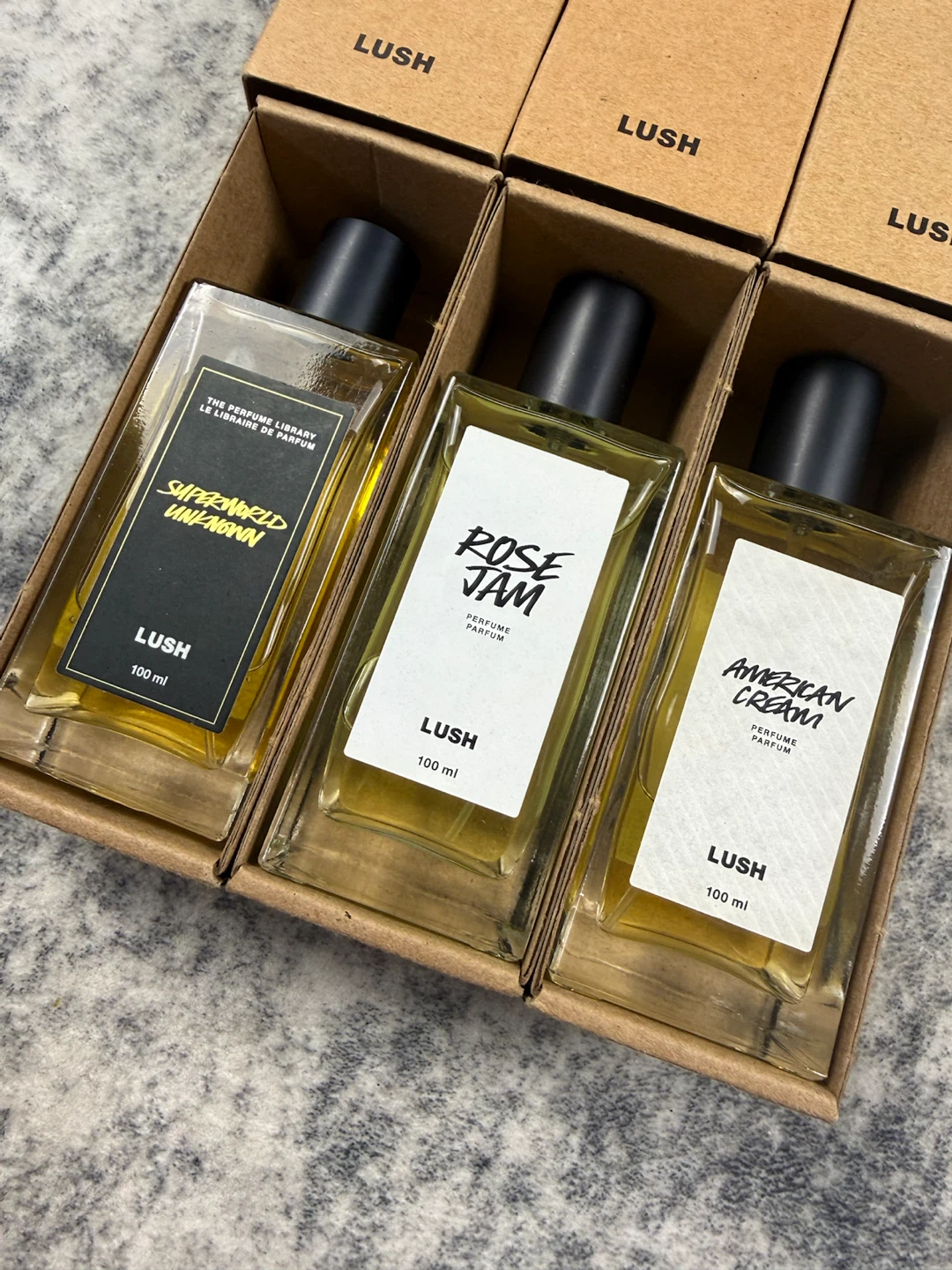 LUSH Perfume Lot  Superworld Unknown, Rose Jam & American Cream - photo 2