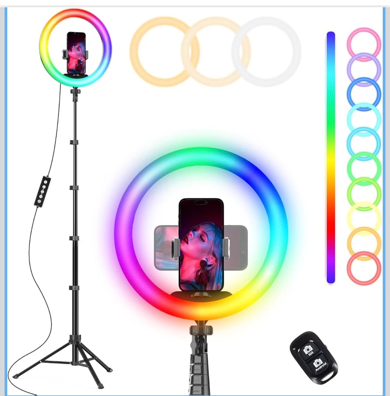 LED Ring Light with Tripod Stand