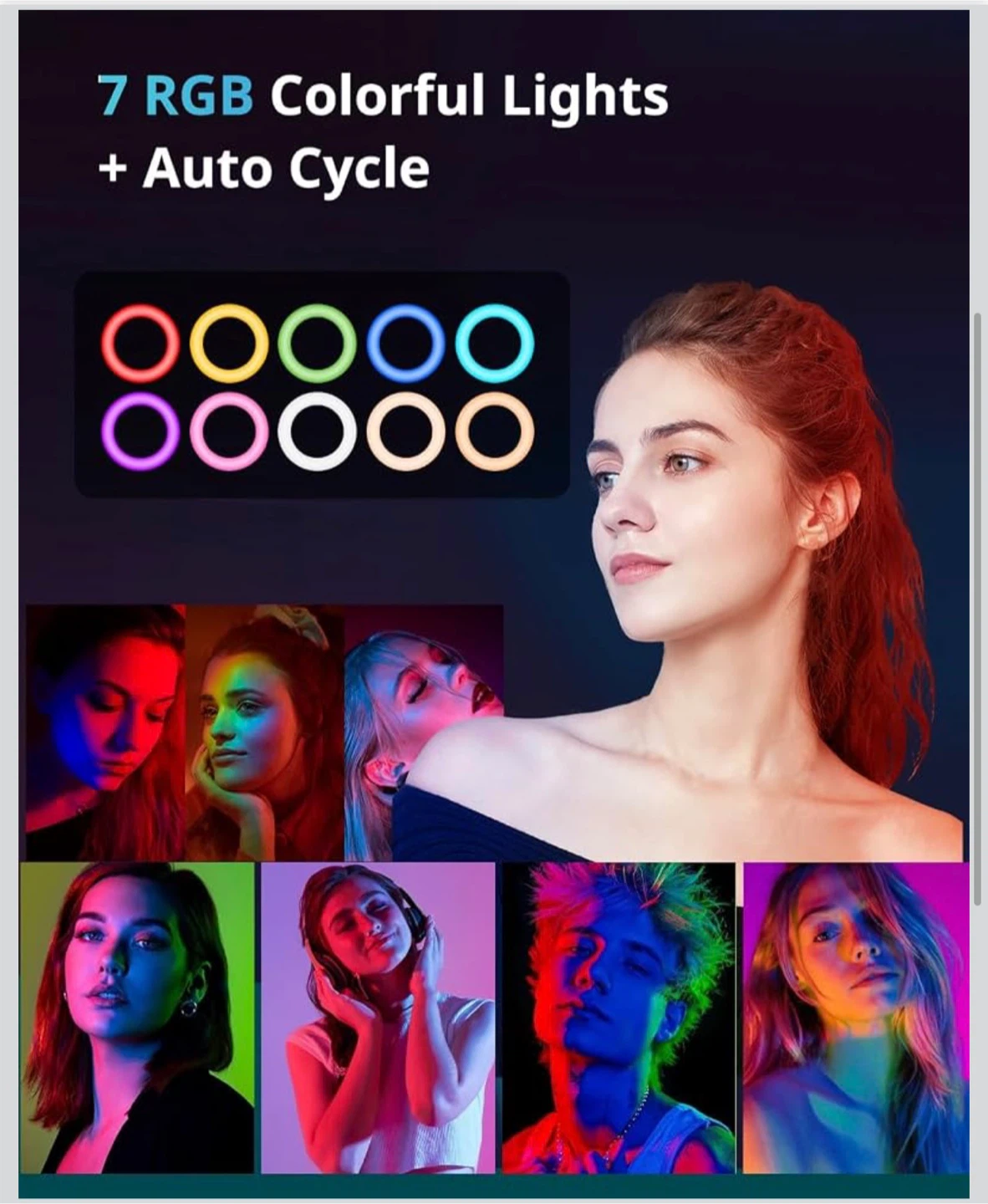 LED Ring Light with Tripod Stand - photo 2