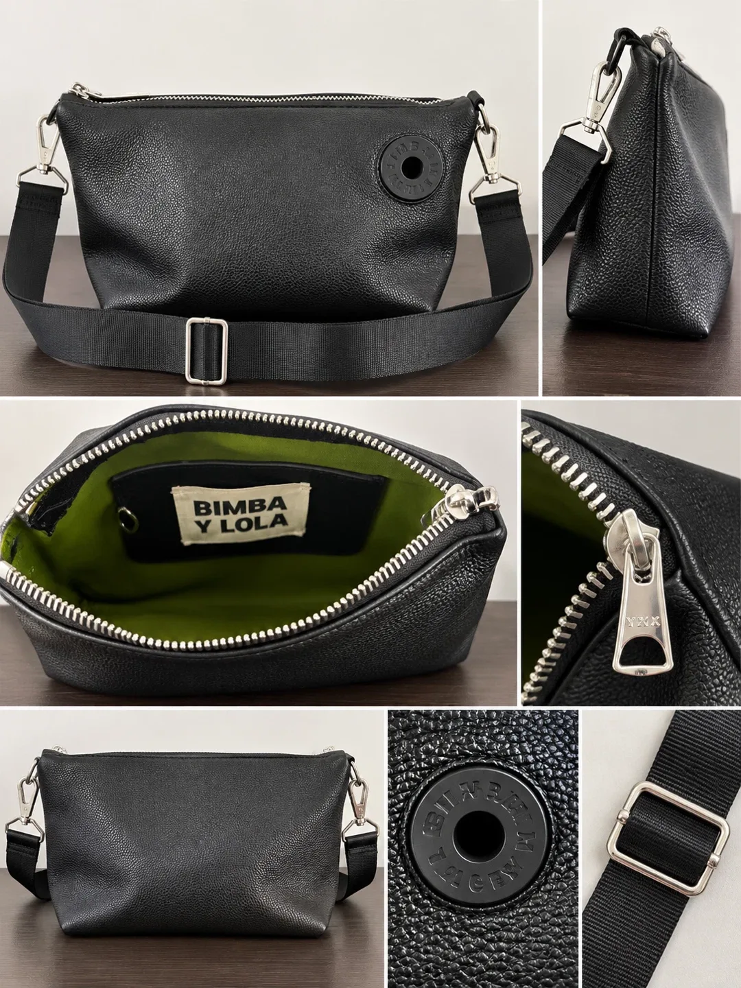 Bimba y Lola Black Crossbody Bag