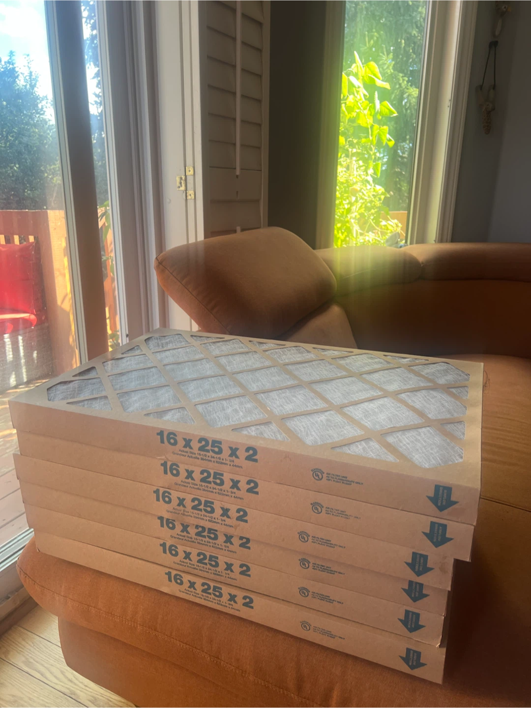 6 Pack of 16x25x2 Air Filters - photo 3