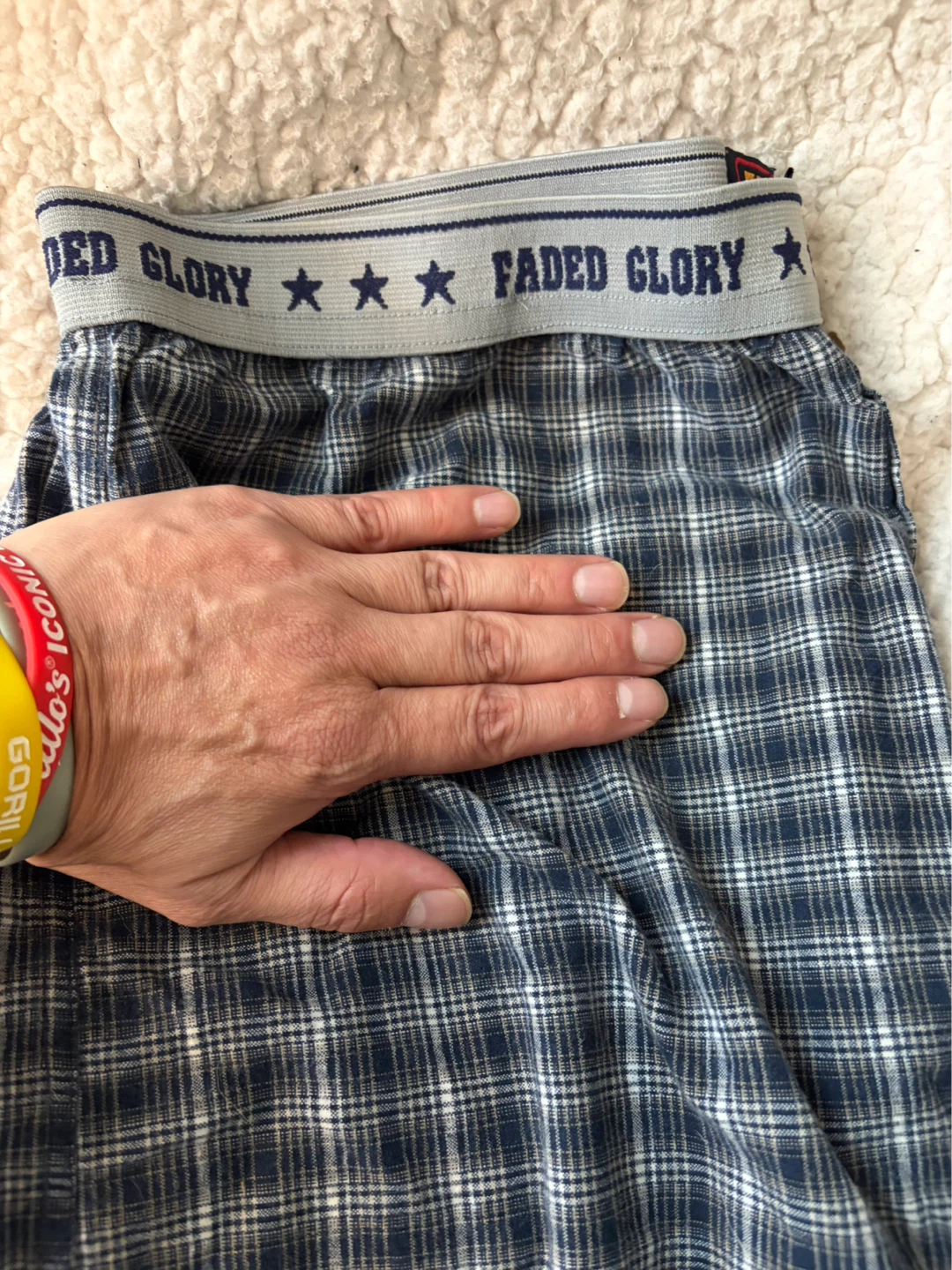 Faded Glory Men's Plaid Sleep/Boxer Shorts XL - photo 5