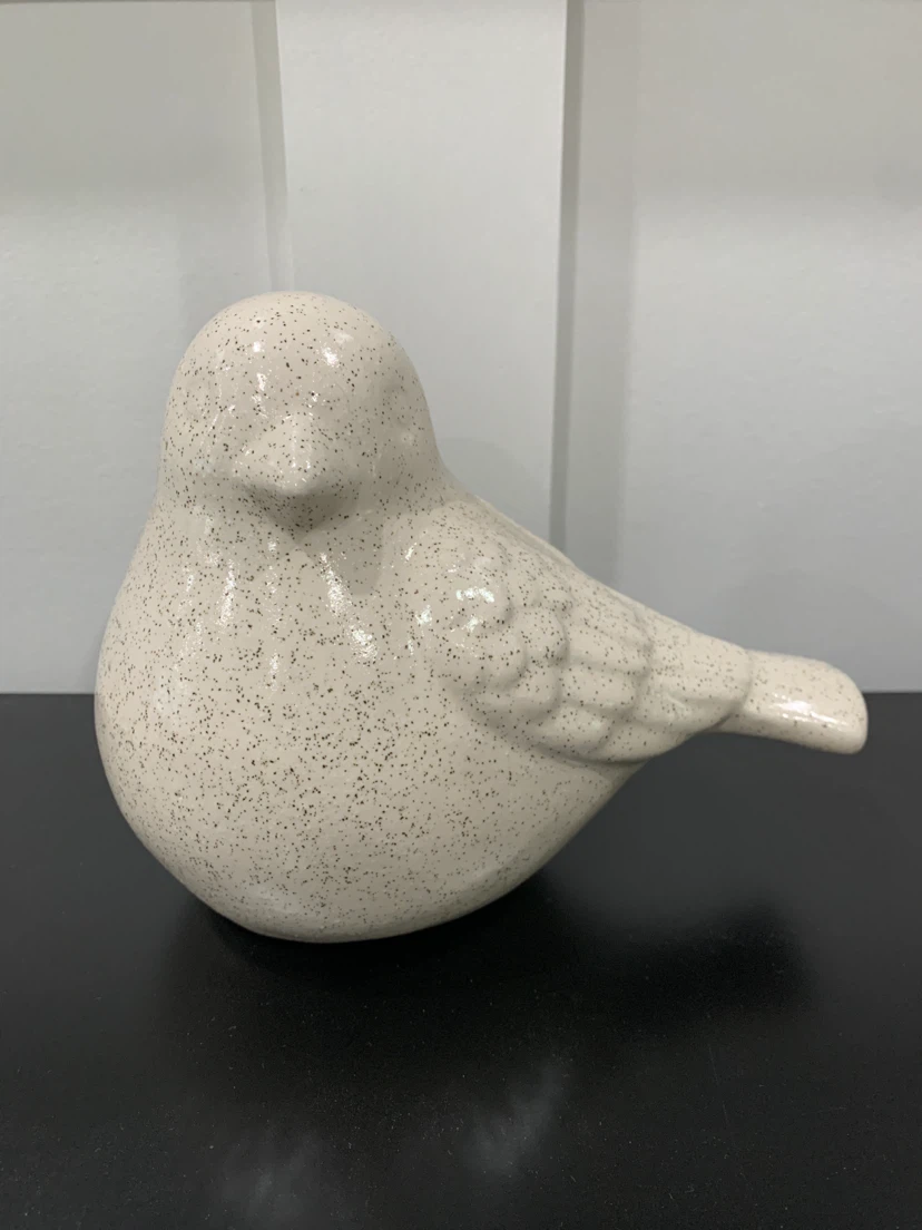 Nielsen Bainbridge Ceramic Speckled Bird Figurine