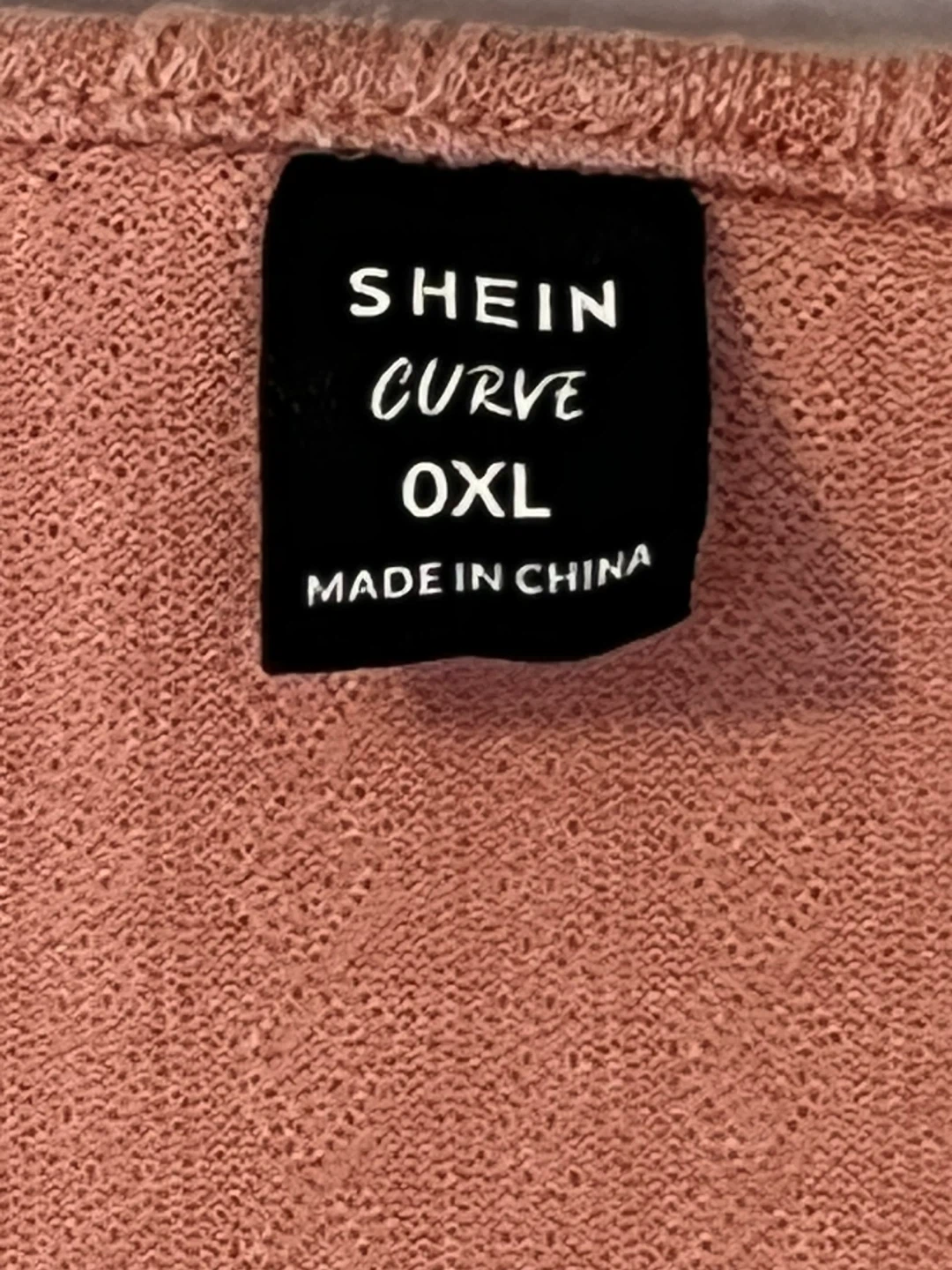 SHEIN Curve OXL pink crop top - photo 2