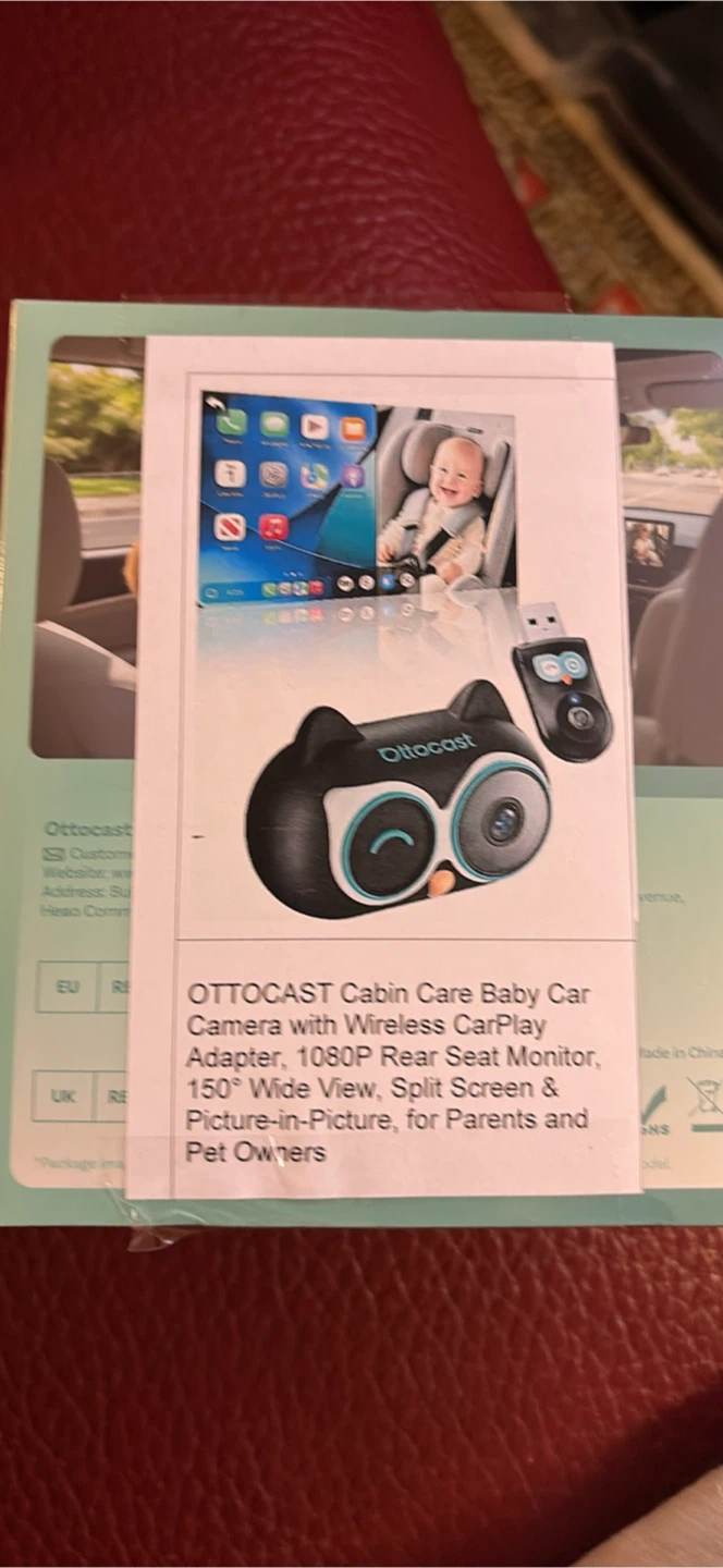 Ottocast Cabin Care Baby Car Camera and CarPlay Adapter
