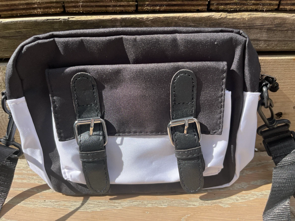 Black and white crossbody bag - photo 2