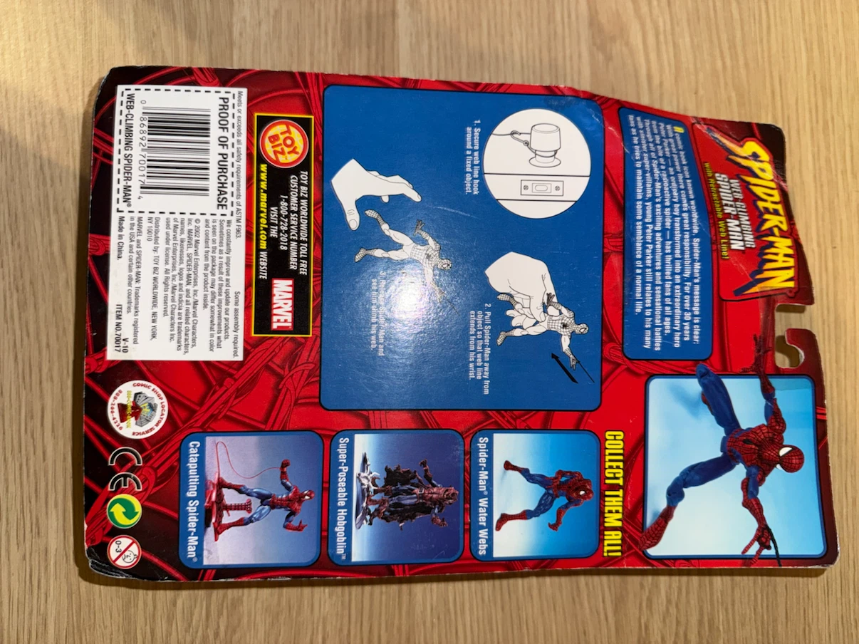 Toy Biz Web-Climbing Spider-Man Action Figure - photo 5