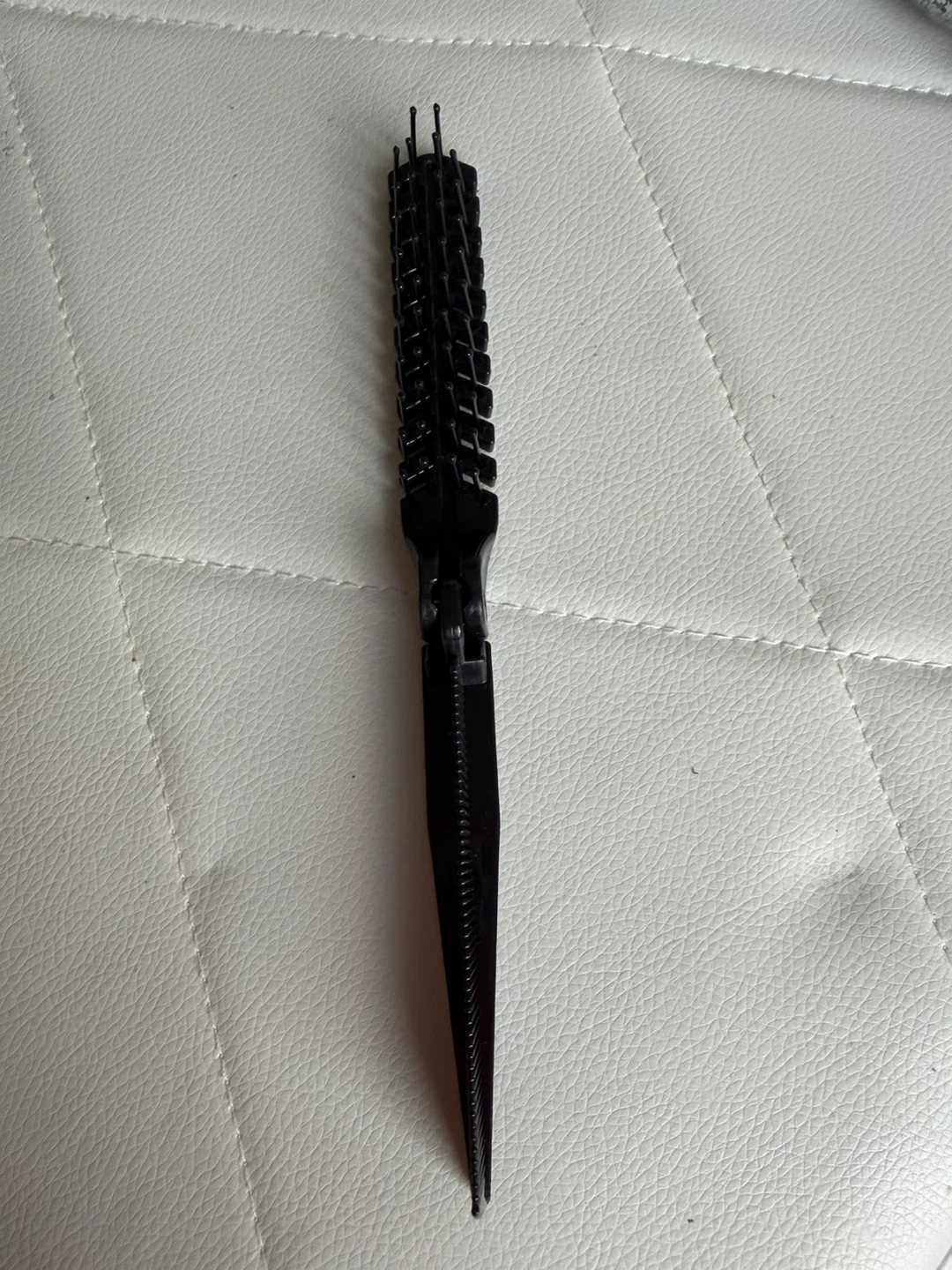 Black Folding Dual-Sided Hair Comb - photo 3