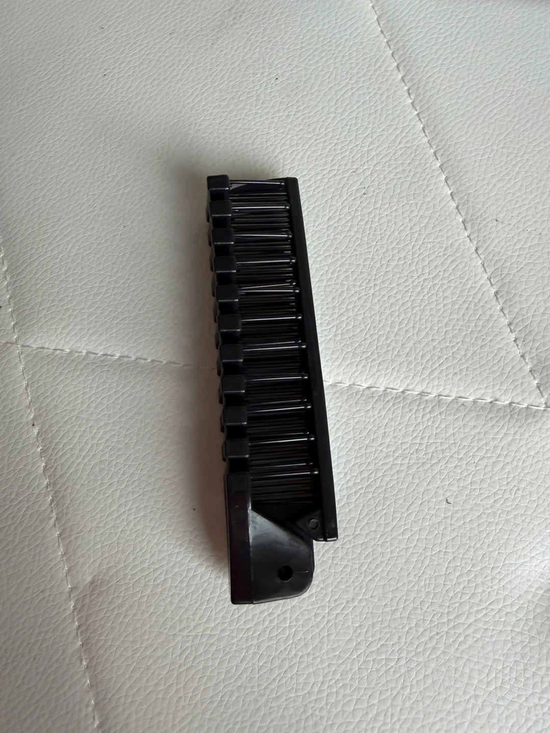 Black Folding Dual-Sided Hair Comb - photo 4