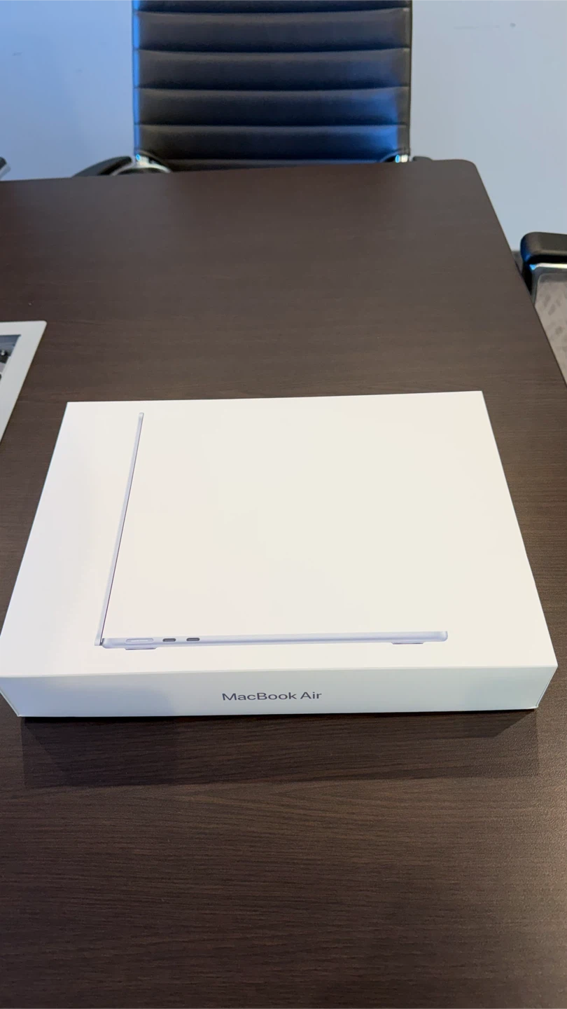 Sky Blue MacBook Air