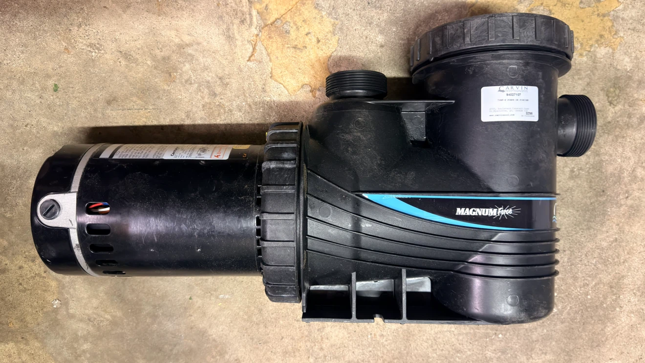 Carvin Magnum Force Pool Pump 3/4HP - photo 3
