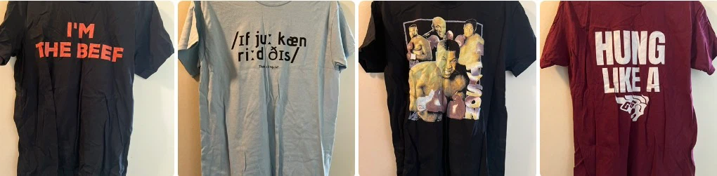 New-Lot of 4 Graphic T-Shirts (2 for $35)