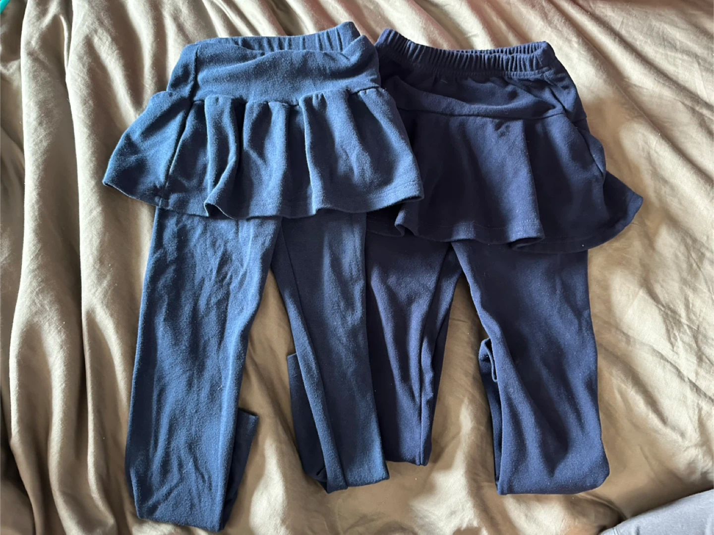2 Pairs of Navy Blue Skeggings