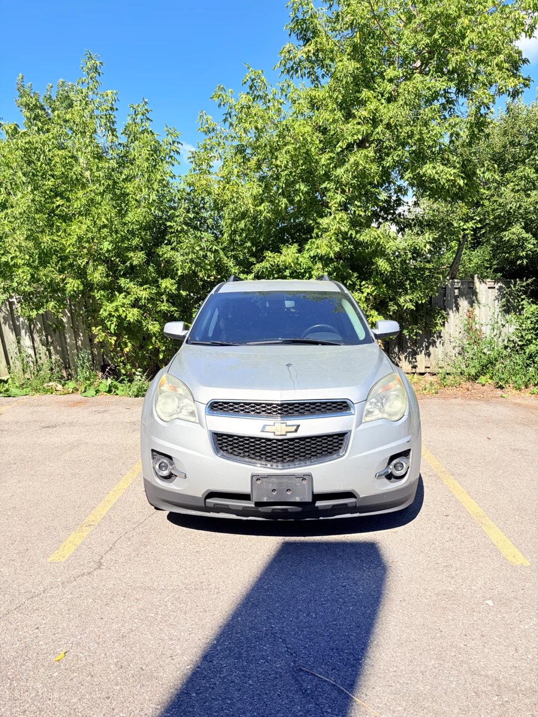 Silver Chevrolet Equinox SUV
