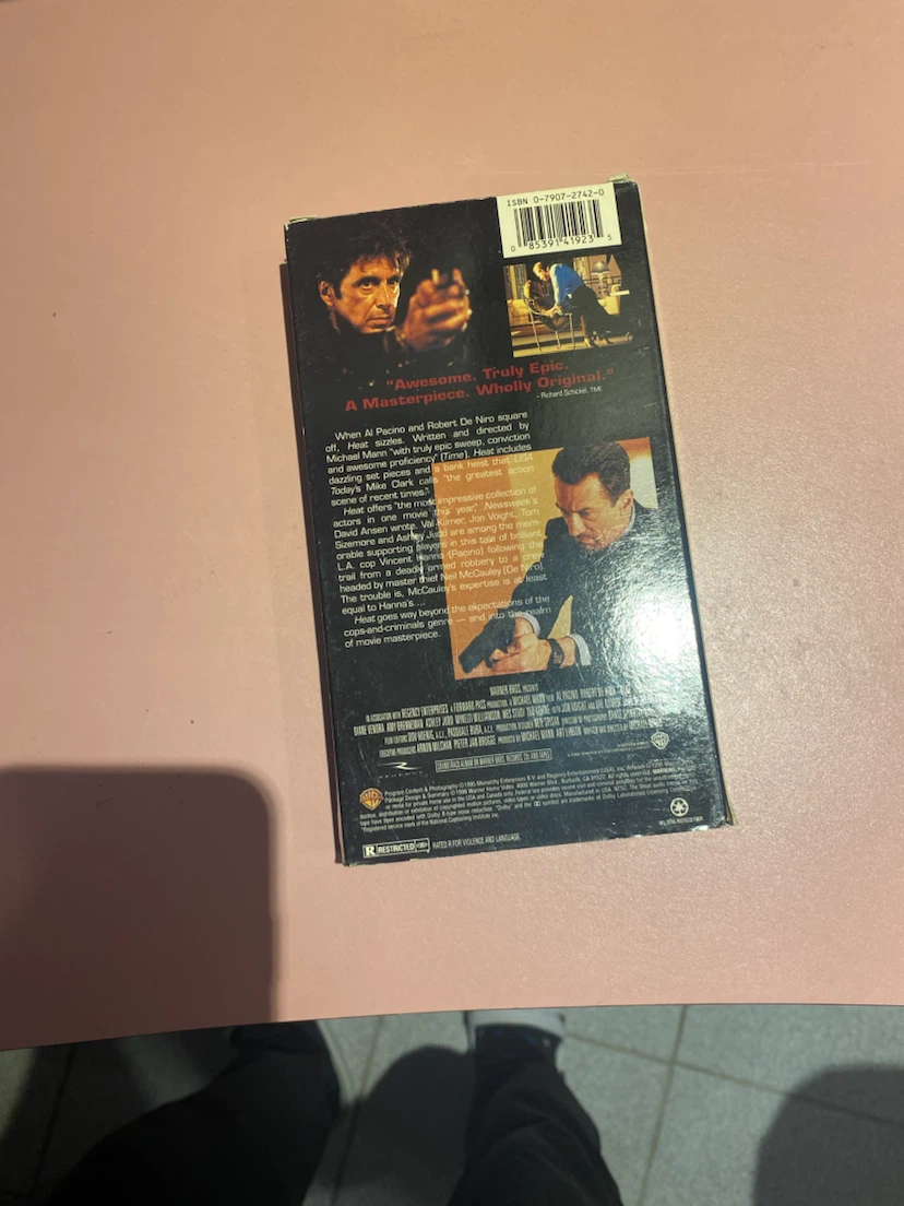 Heat VHS Movie
