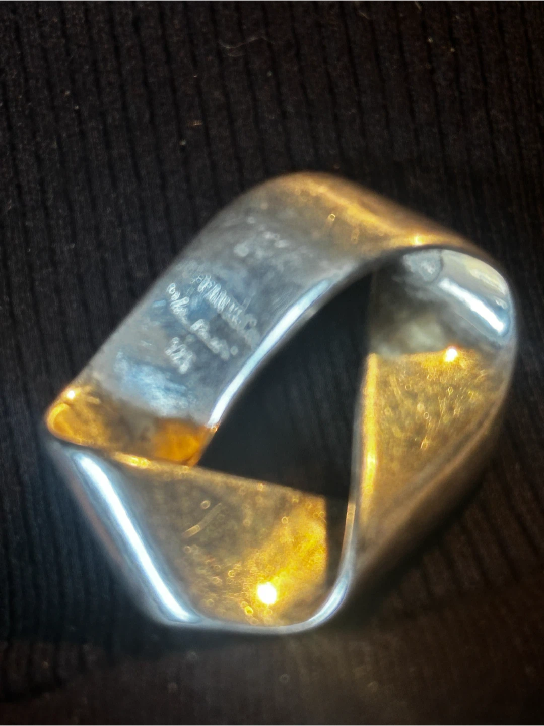 Tiffany & Co Elsa Peretti Ribbon Twist Pendant - photo 4