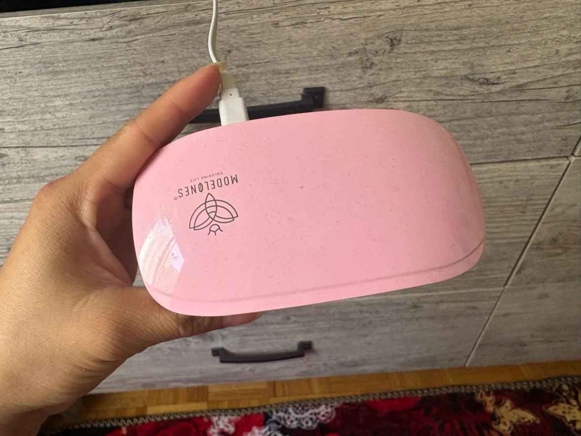Modelones Pink LED Nail Lamp