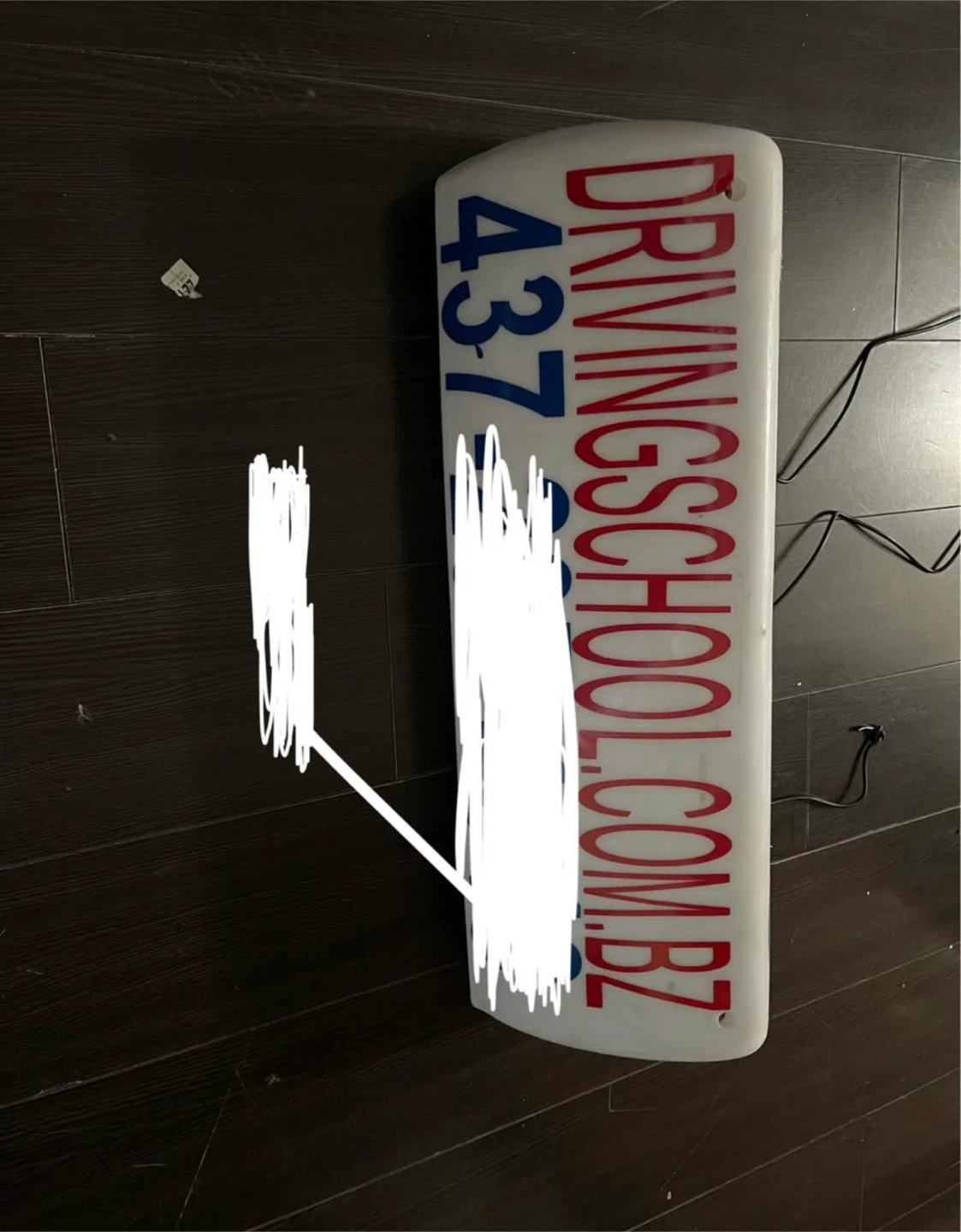 Roof Top Driving School Sign