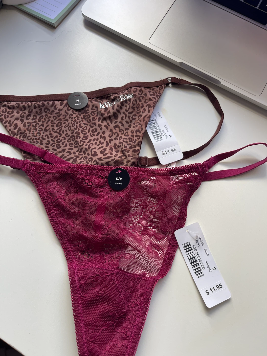 La Vie en Rose String Thongs