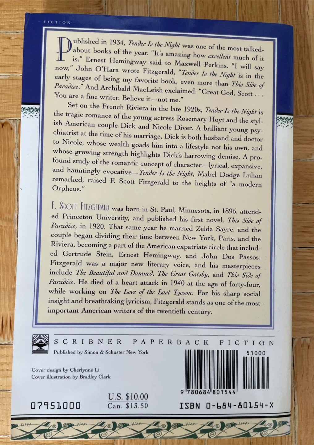 F. Scott Fitzgerald Tender Is The Night Book - photo 2