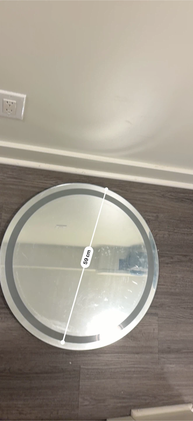 Bexenne Round LED Bathroom Mirror - photo 5