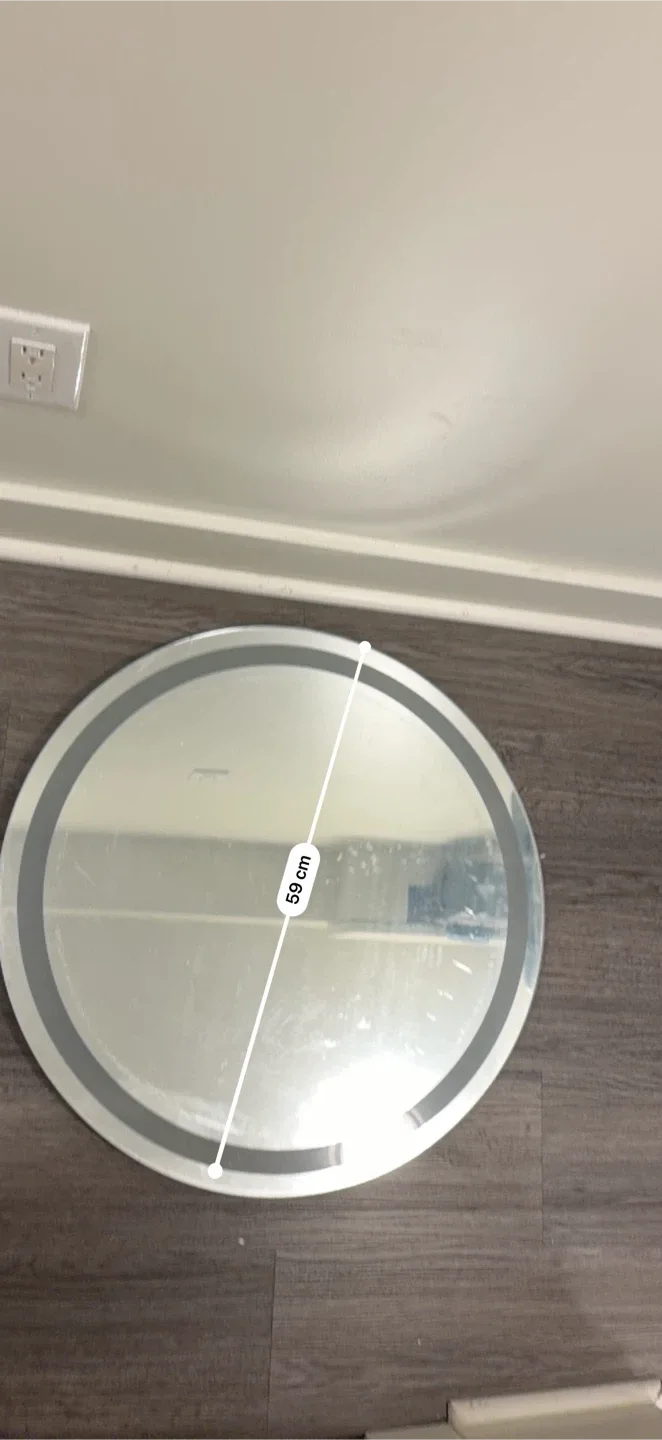 Bexenne Round LED Bathroom Mirror - photo 5