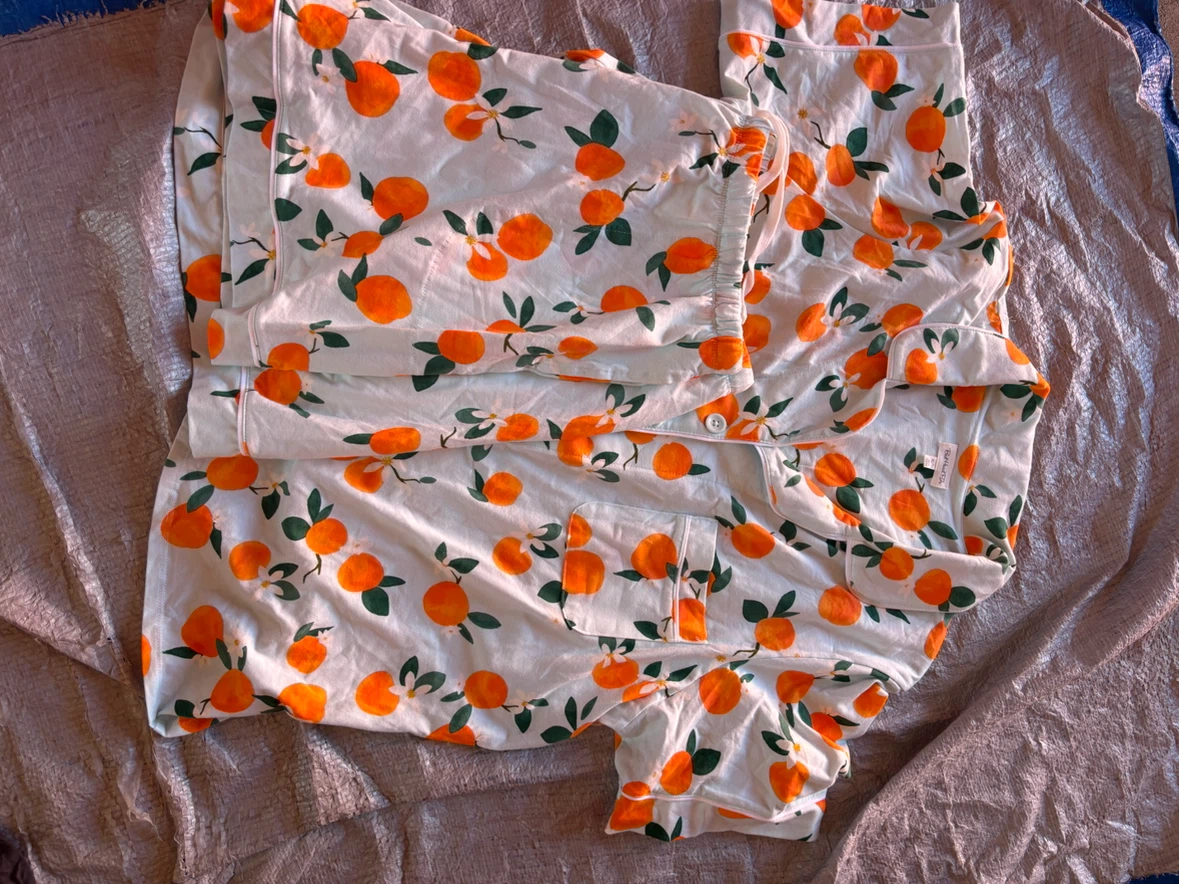 NWOT 2pc BedHead PJs Orange Print Pajama Set XL