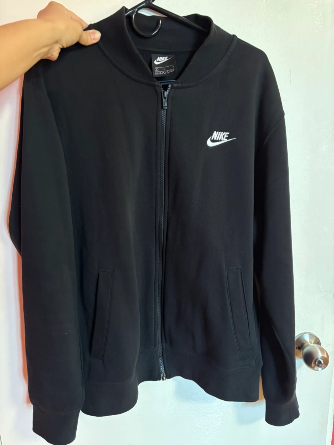 Men Nike Full-Zip Black  Jacket