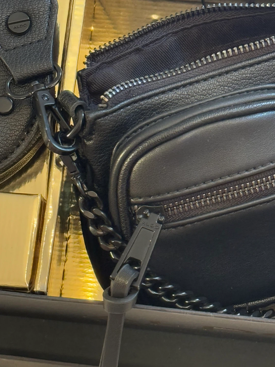 ALDO Black Crossbody Bag with Coin Pouch - photo 4