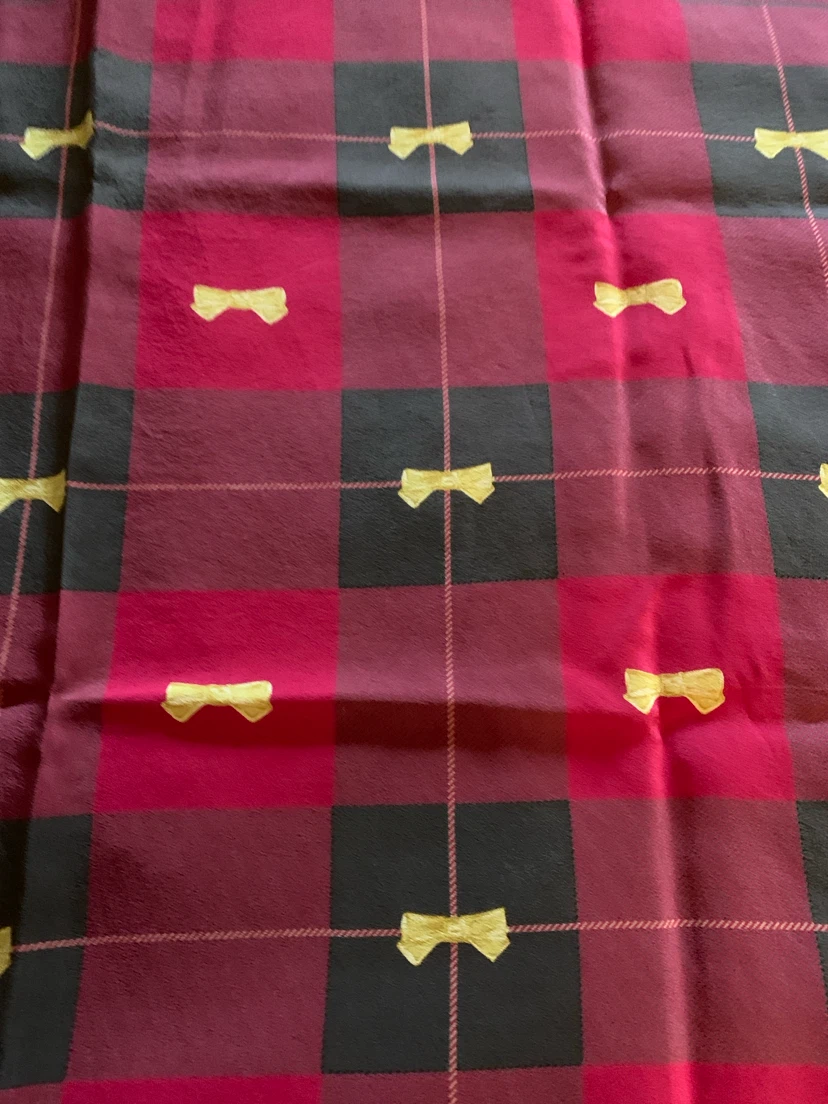 Nina Ricci Silk Plaid Scarf - photo 4