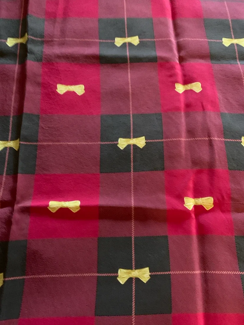 Nina Ricci Silk Plaid Scarf - photo 4