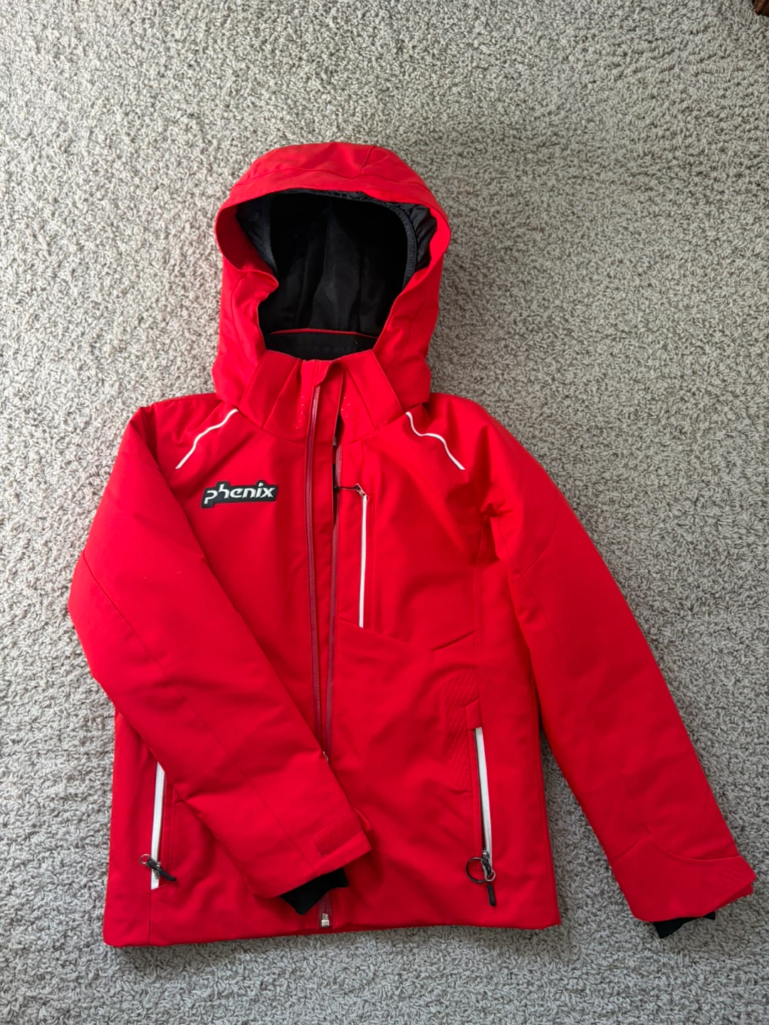 Phenix Red Hooded Ski Jacket