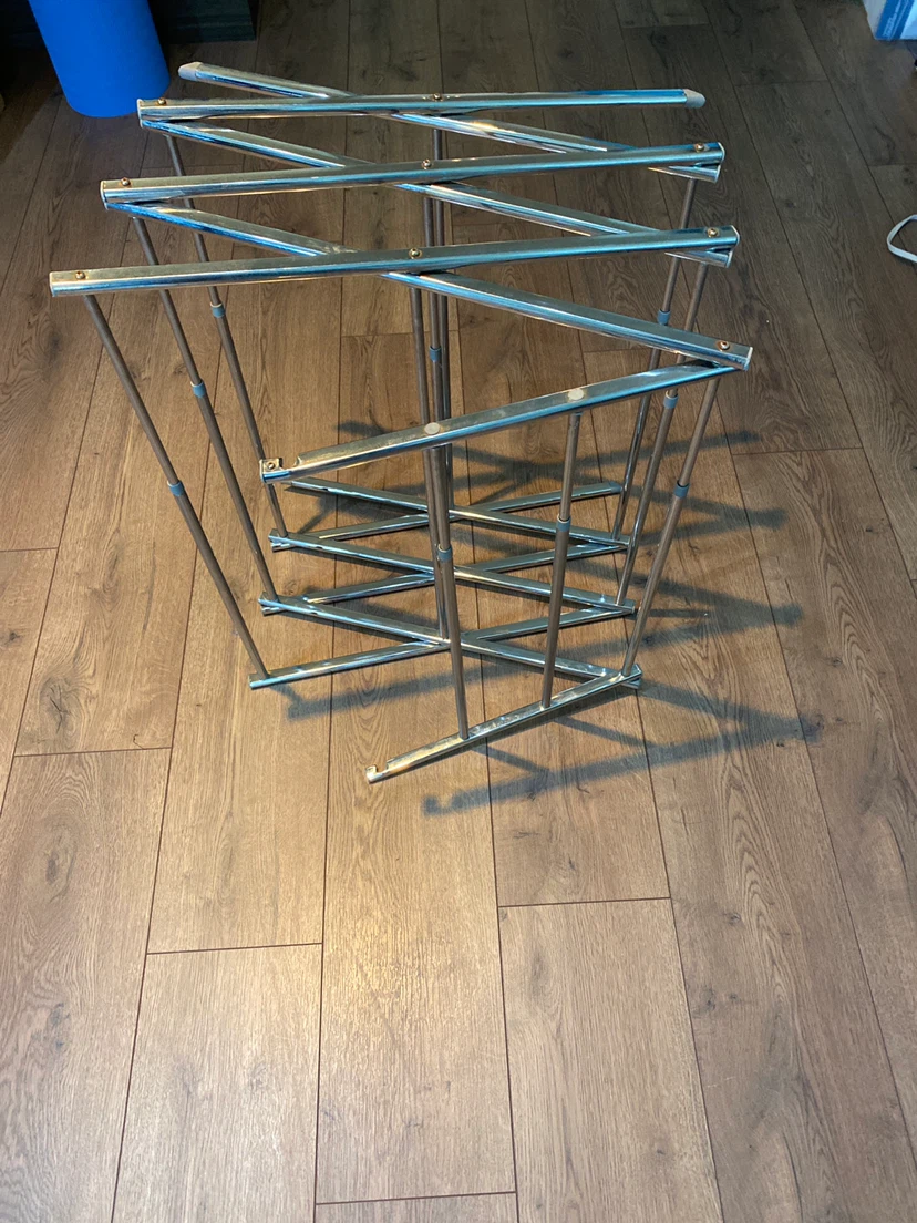 Collapsible Metal Clothes Drying Rack - photo 2