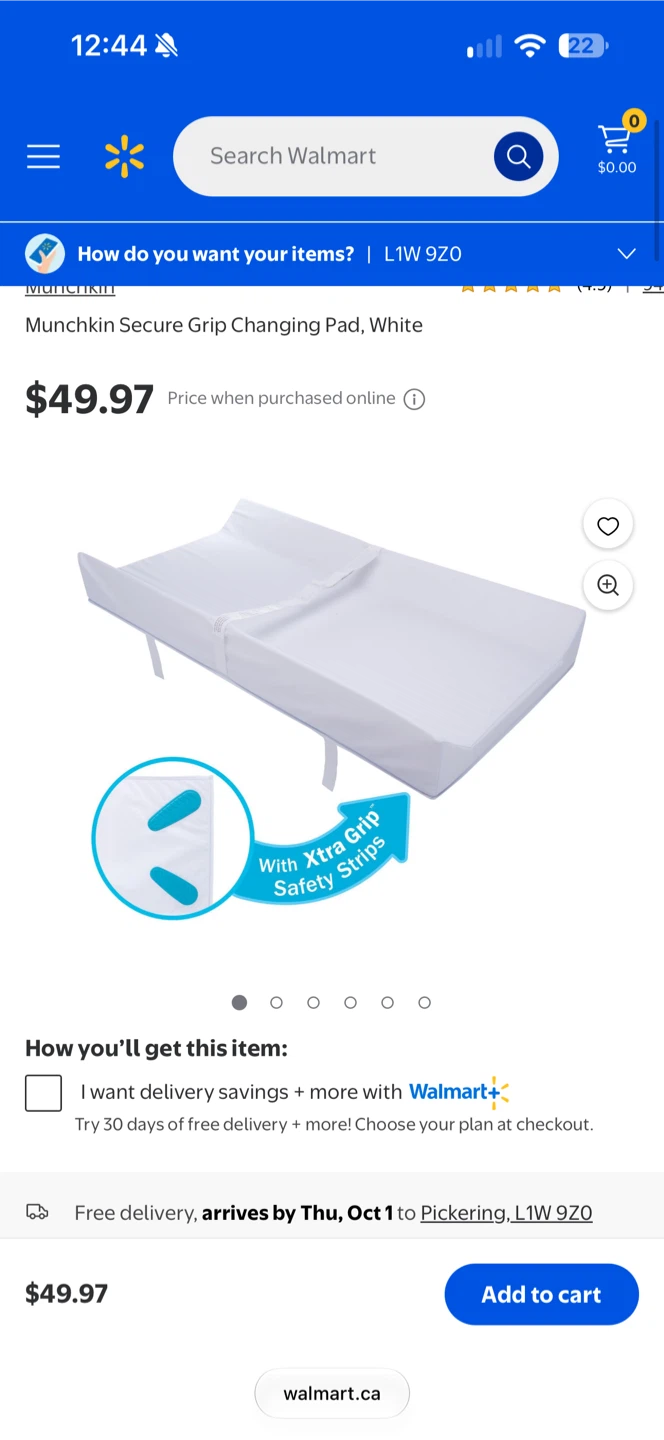 Changing pad