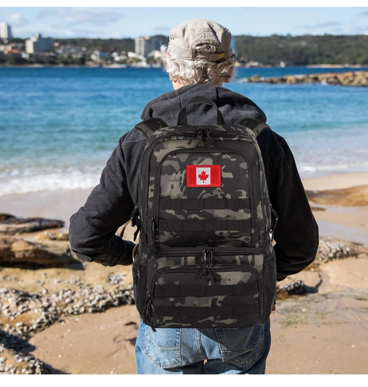 Camo Insulated Cooler Backpack 28L - photo 2