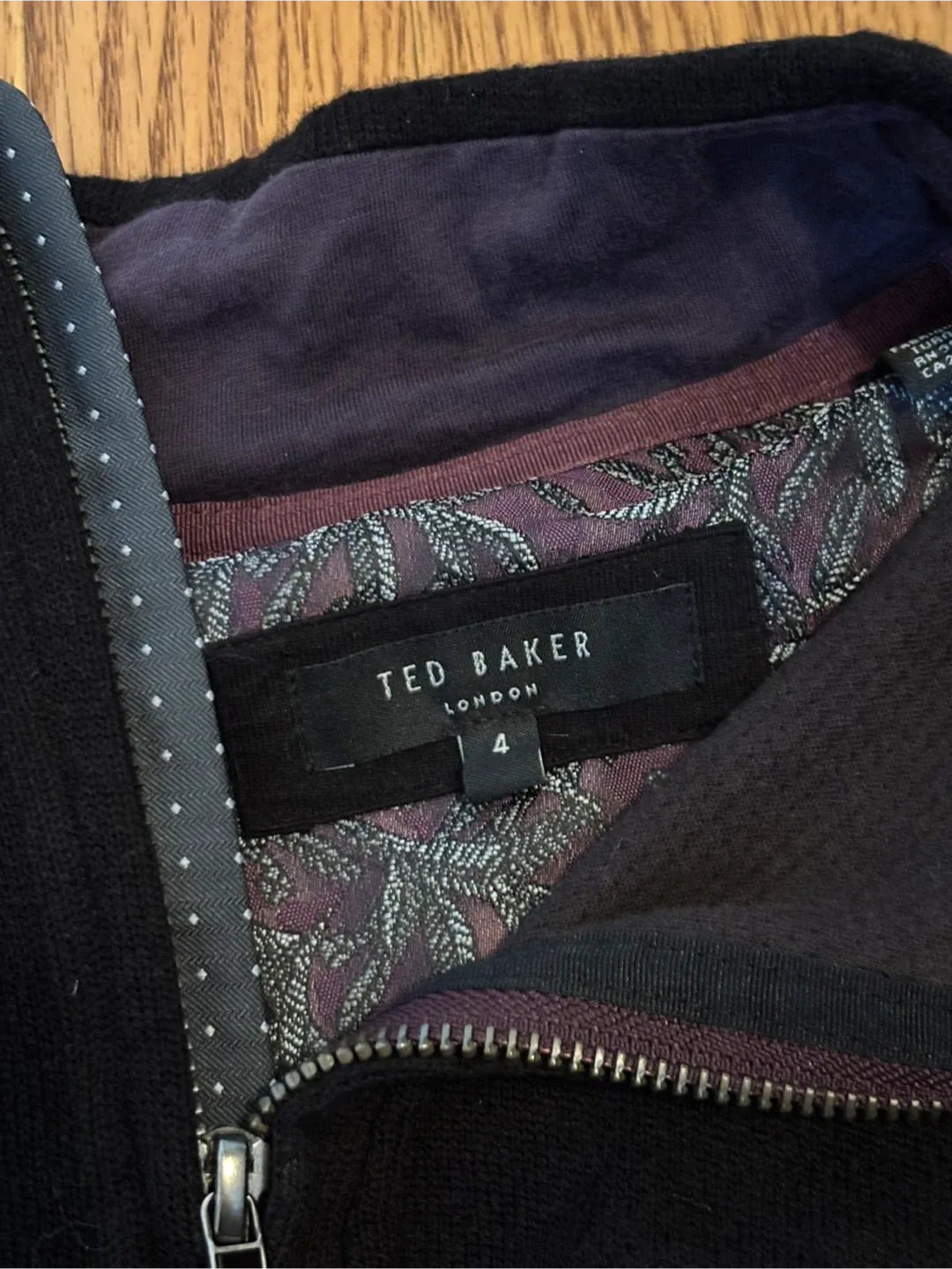 Ted baker zip sweater