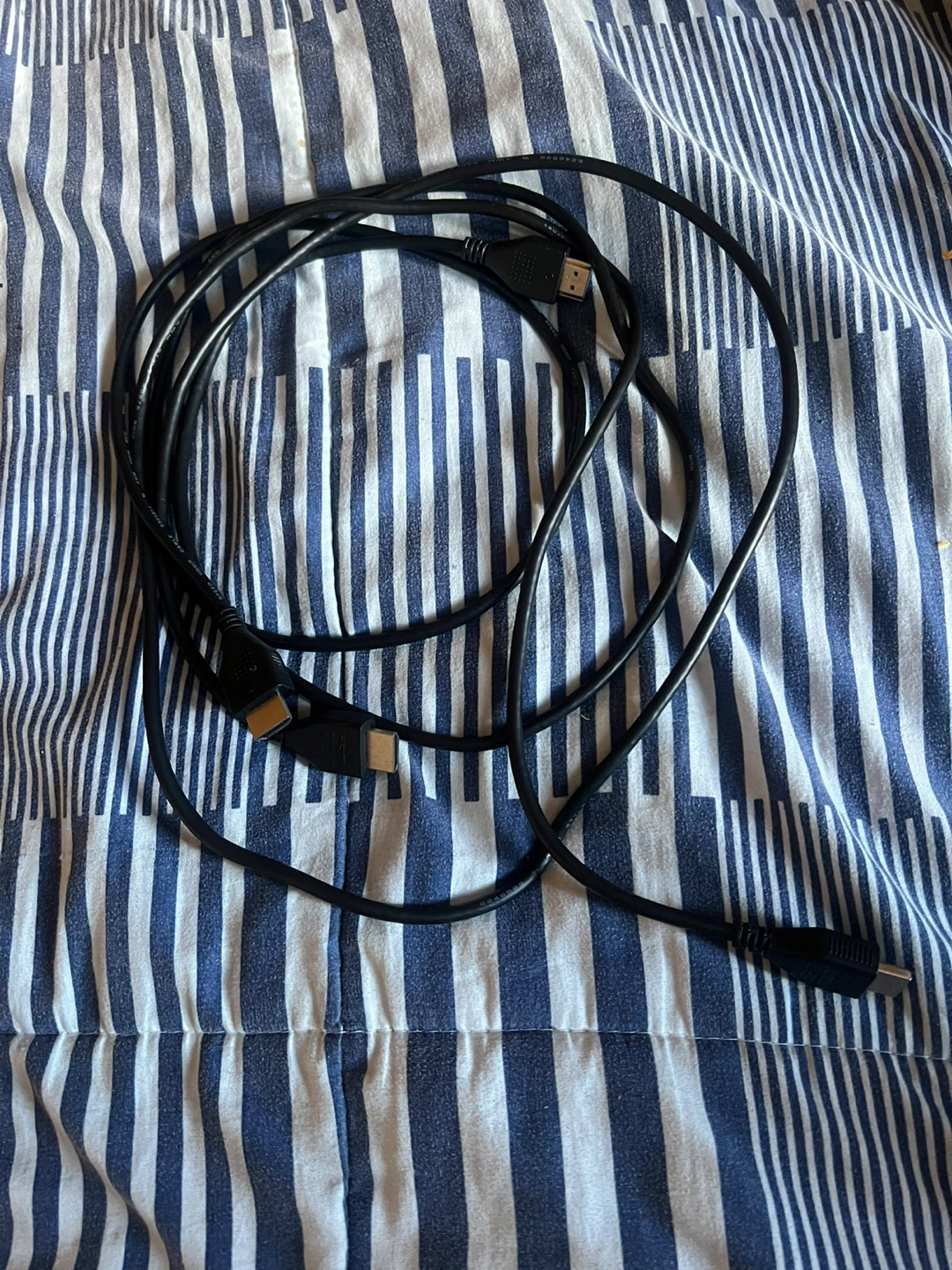 2 Black HDMI Cable