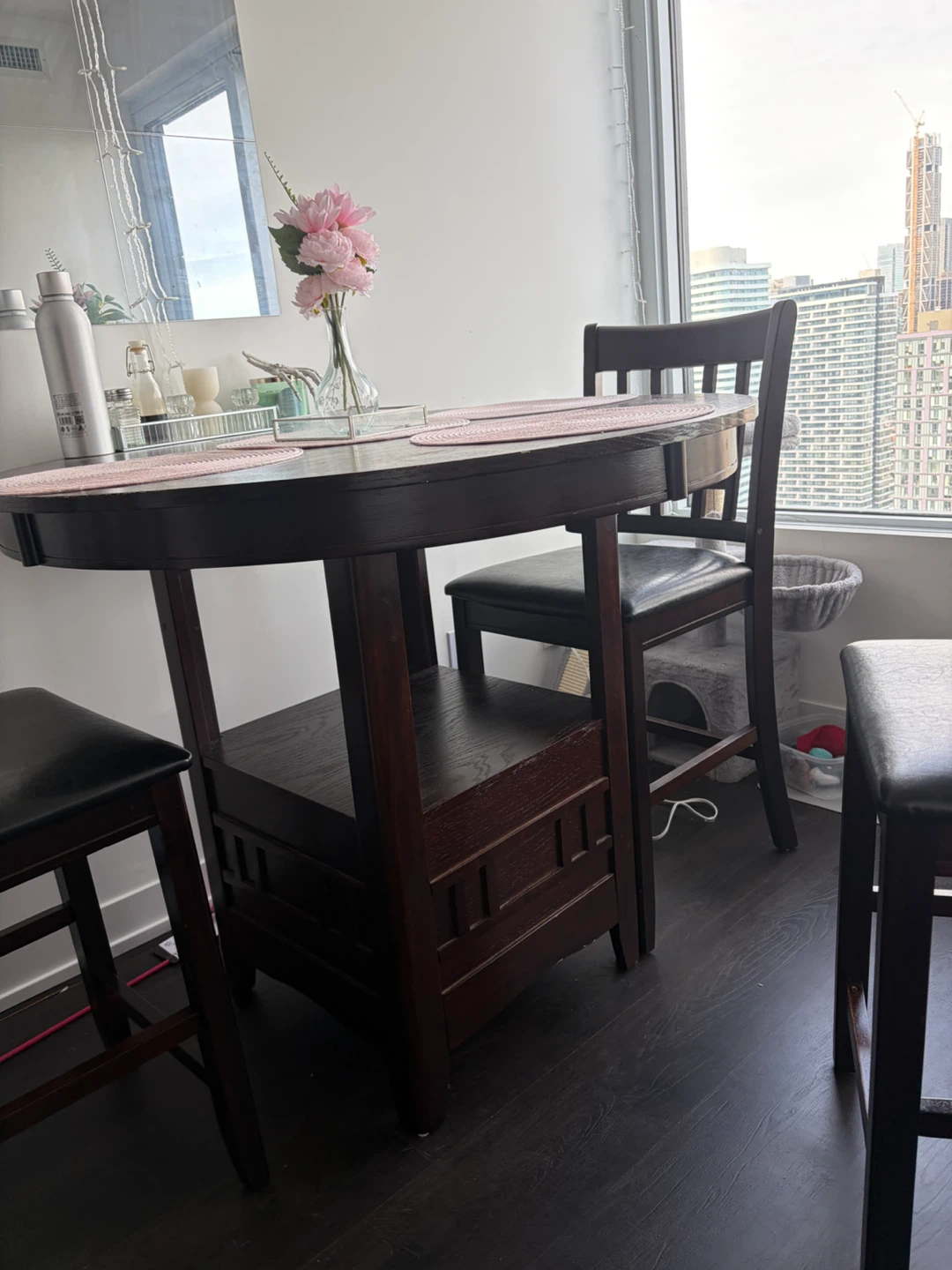 Dining table with 3 chairs - photo 3