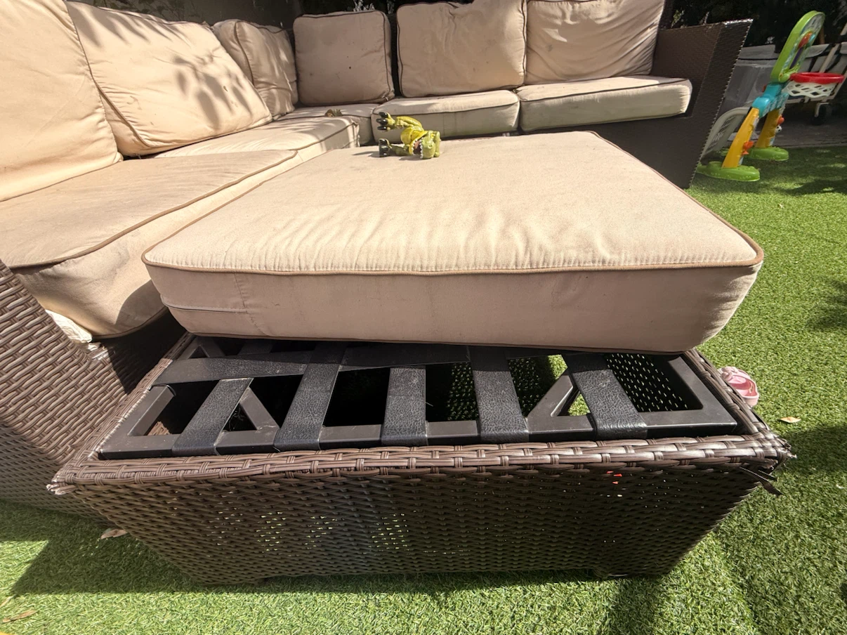 Outdoor Wicker Sectional Sofa Set - photo 3