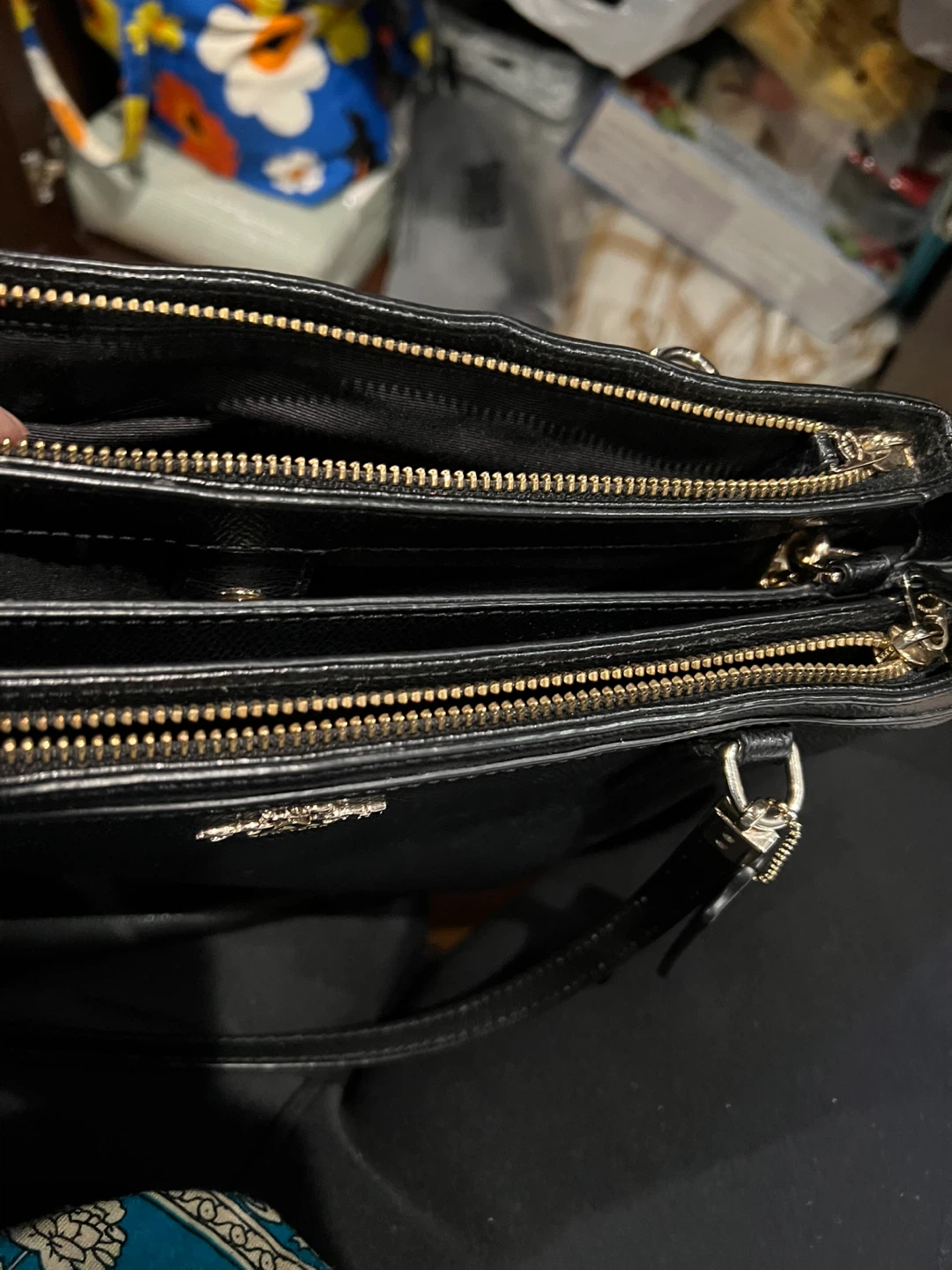 Coach Black Pebble Leather Handbag - photo 3