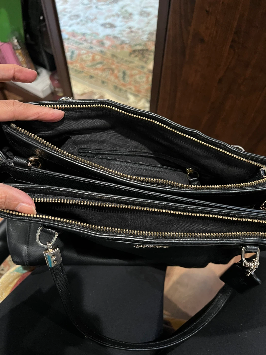 Coach Black Pebble Leather Handbag - photo 4