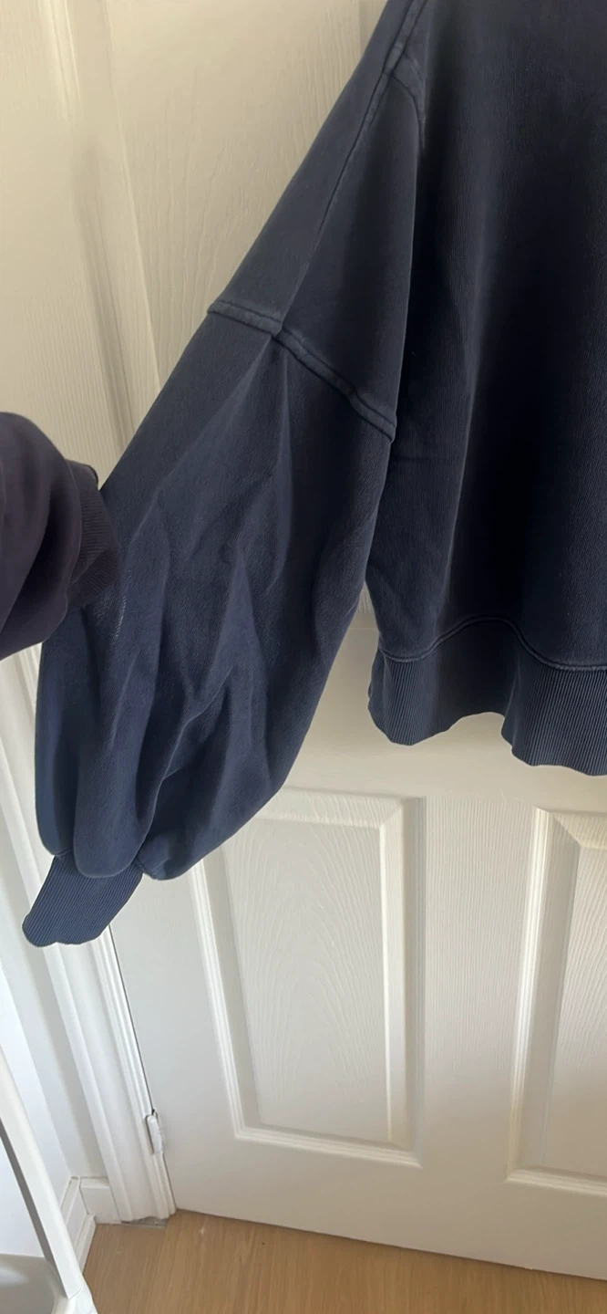 Aerie Navy Balloon Sleeve Sweatshirt XS - photo 2