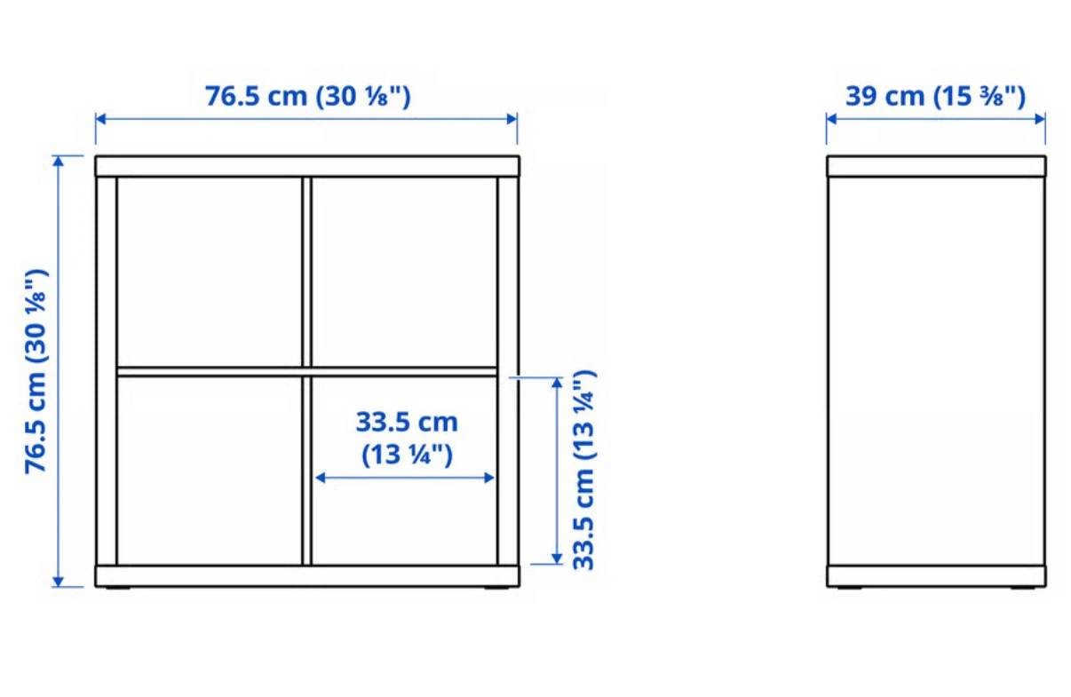 IKEA Kallax 4-cube shelving unit - photo 3