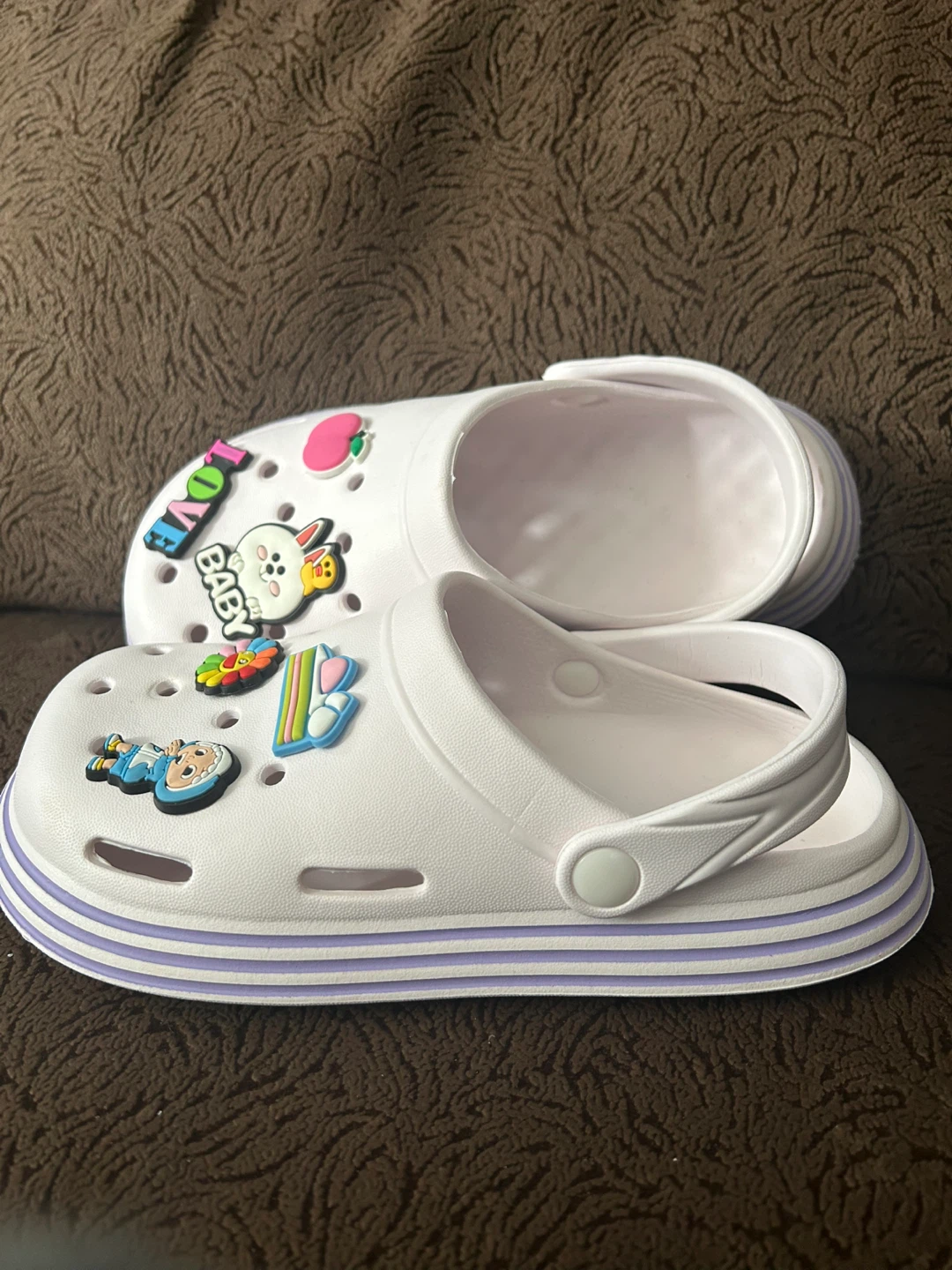 Brand New Girls Light Purple Clogs Size US 2 Big Kids - photo 2