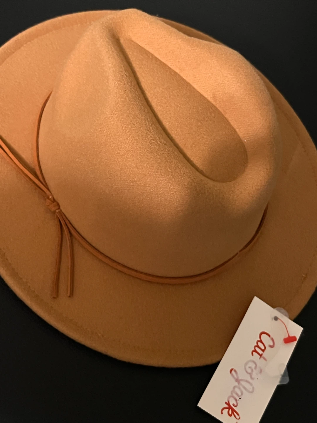 NEW Kids Size Cat & Jack Tan Fedora Hat