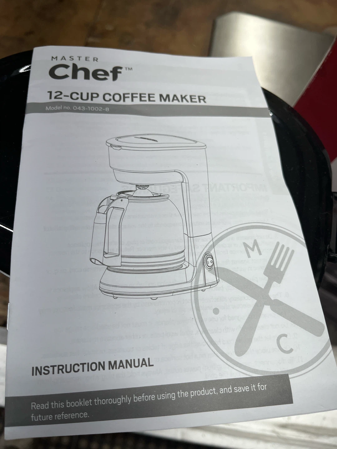 Master Chef 12-Cup Coffee Maker - photo 3