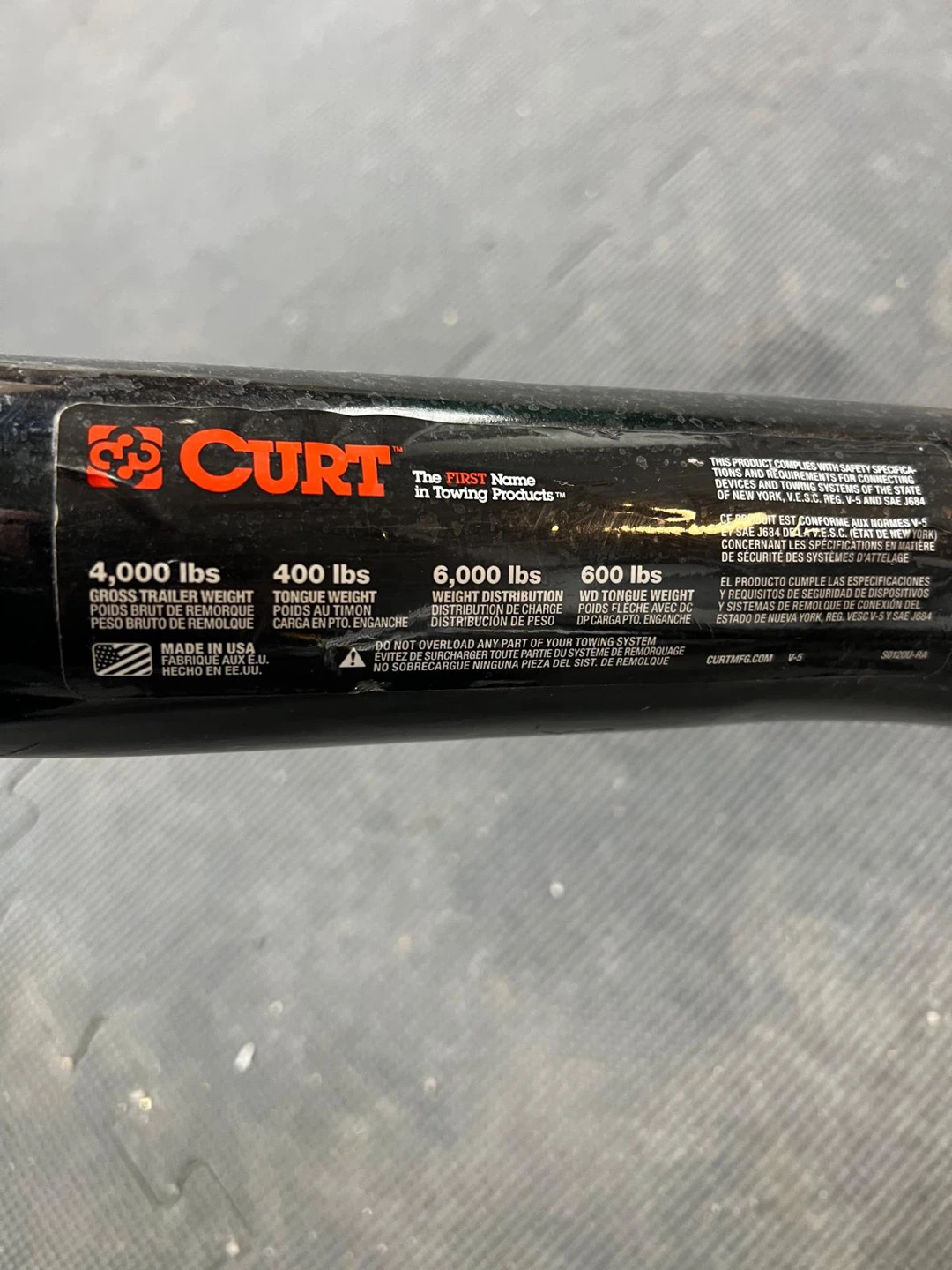 CURT Trailer Hitch 13183 for Nissan Xterra up to 2019 - photo 2
