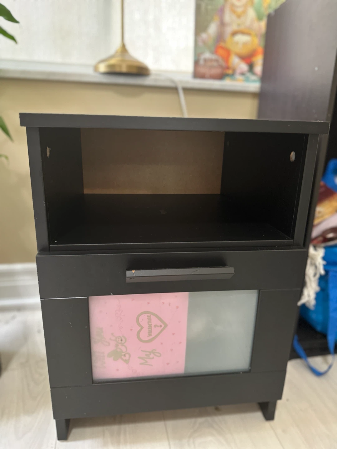 IKEA Brimnes Nightstand Black - photo 2