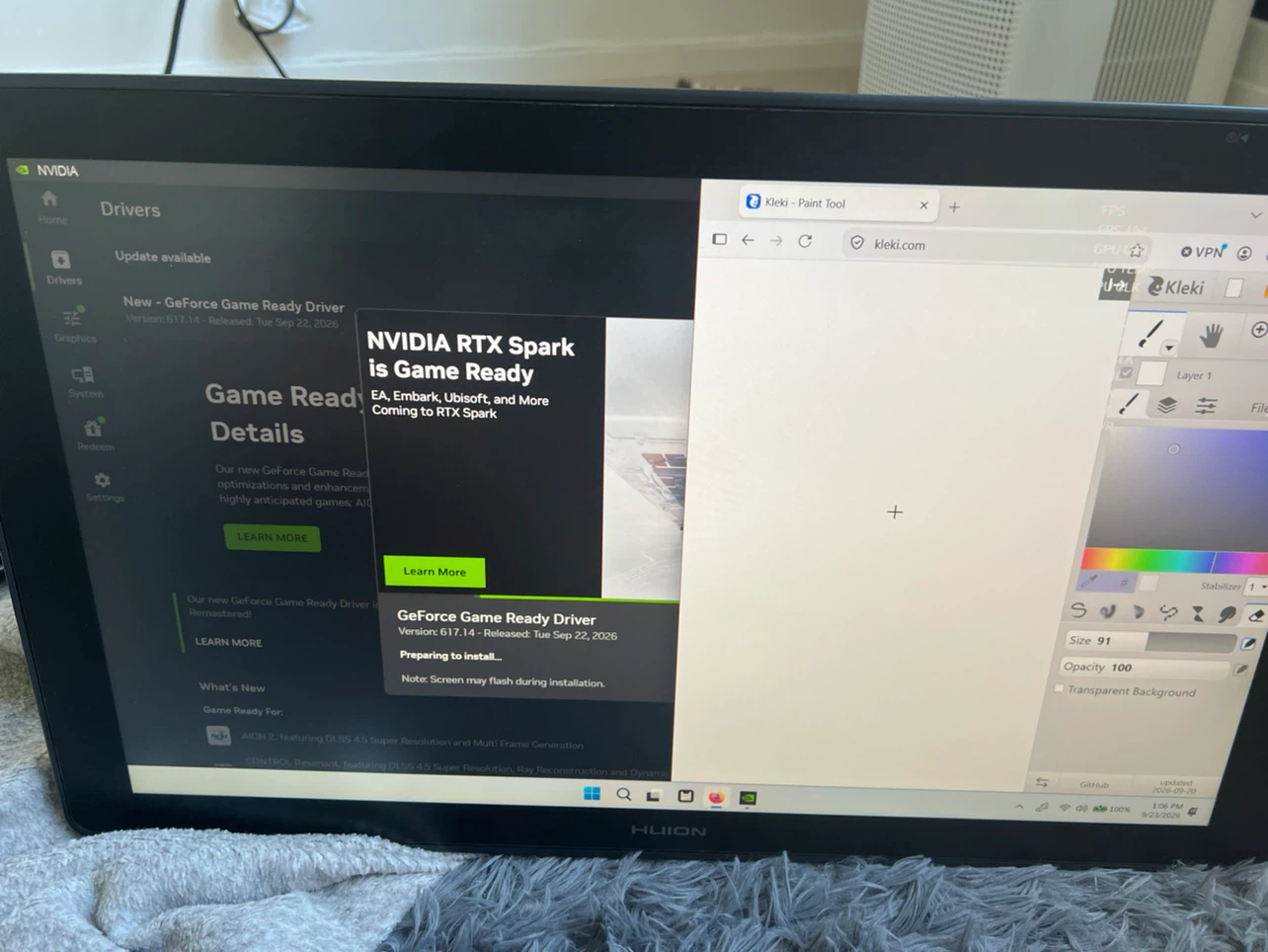 (OBO) Moving Sale - Digital Artist Tablet - Huion Kamvas 22 - photo 2